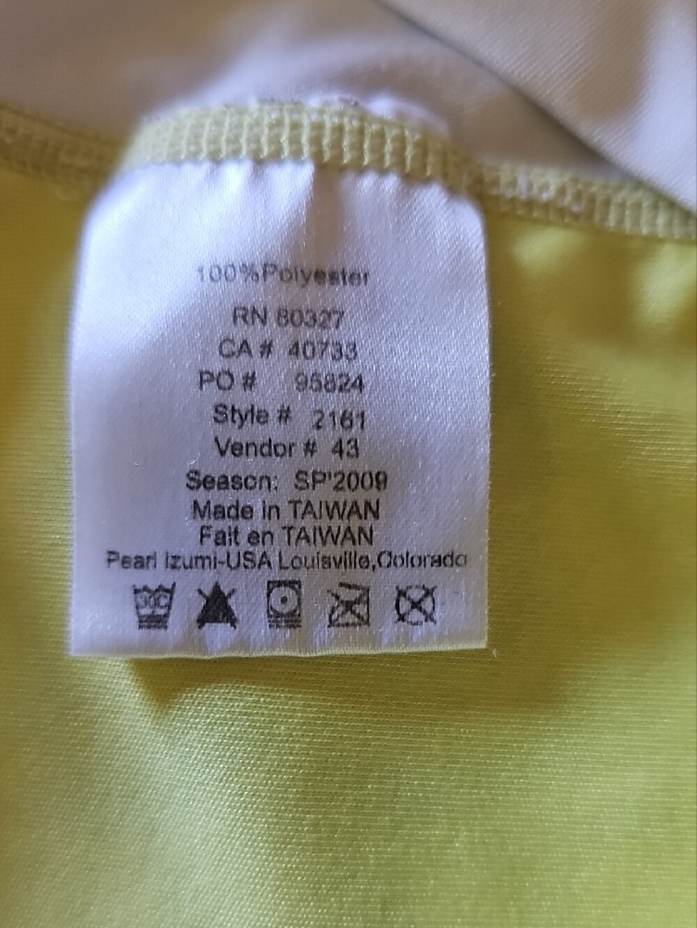 Pearl Izumi Women's Racerback Tank Tops - Black & Yellow - Picture 9 of 10